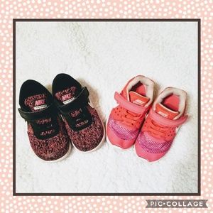 1Pair Solid Peach Nike Toddler Size 7.5
